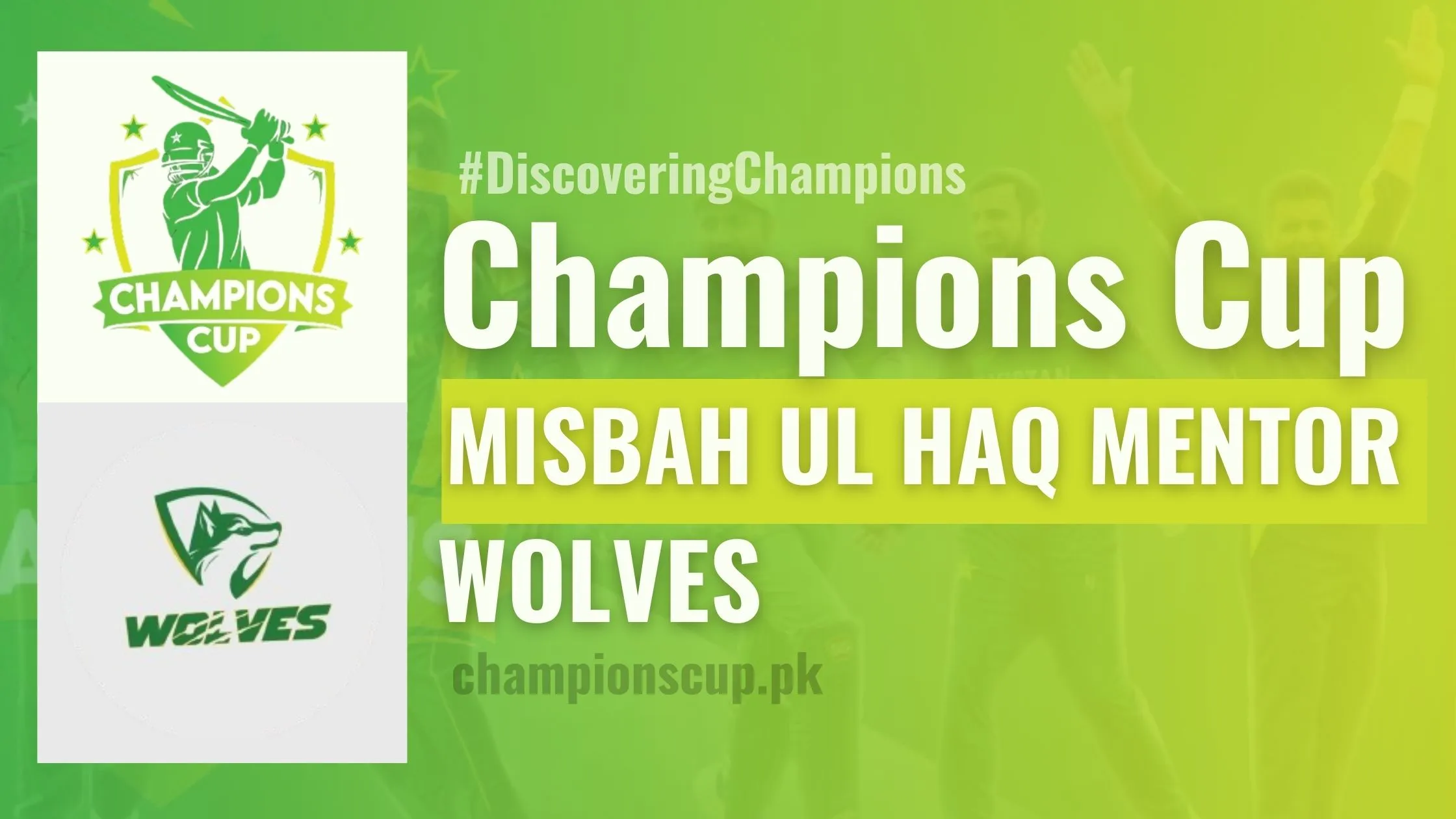 misbah ul haq mentor of wolves