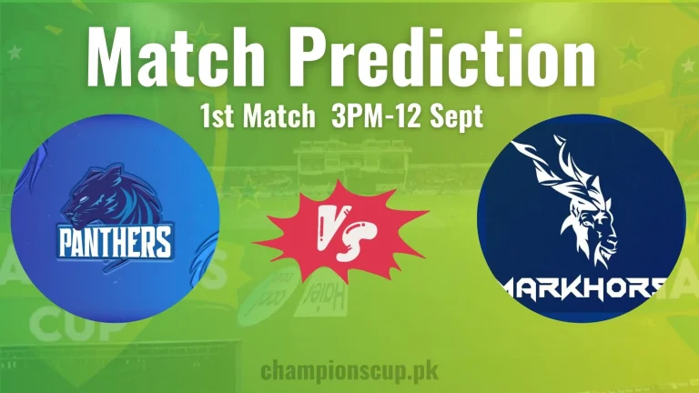 markhors vs Panthers match Prediction